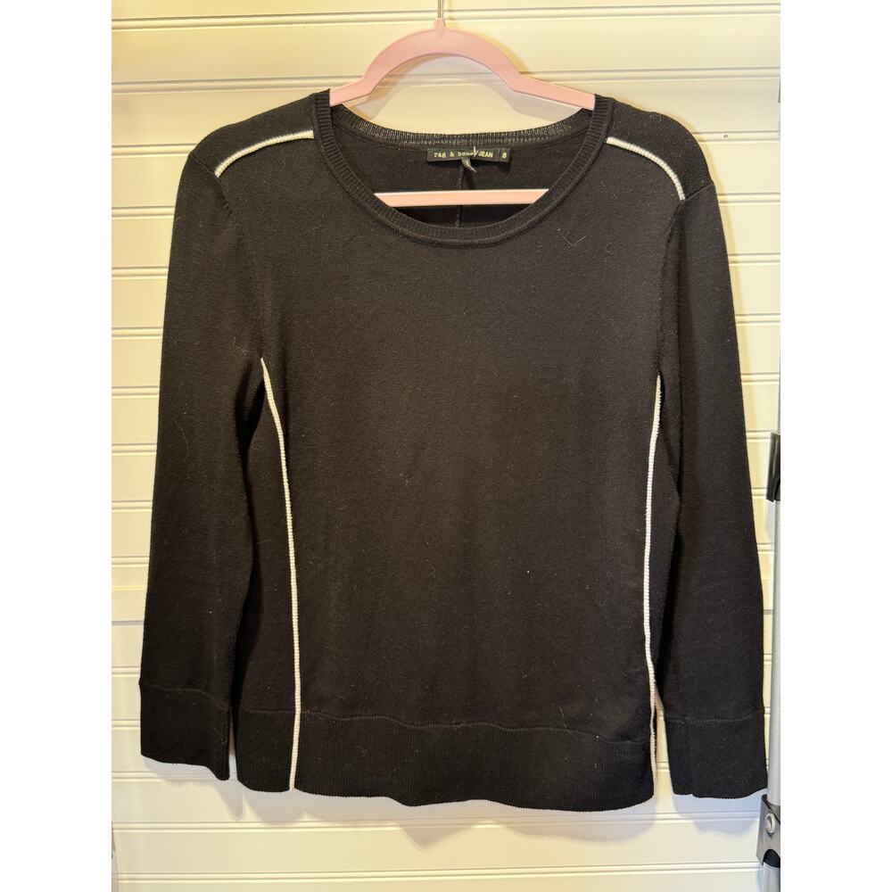 Rag & Bone Jean Long Sleeve Scoop Neck Sweater Size S